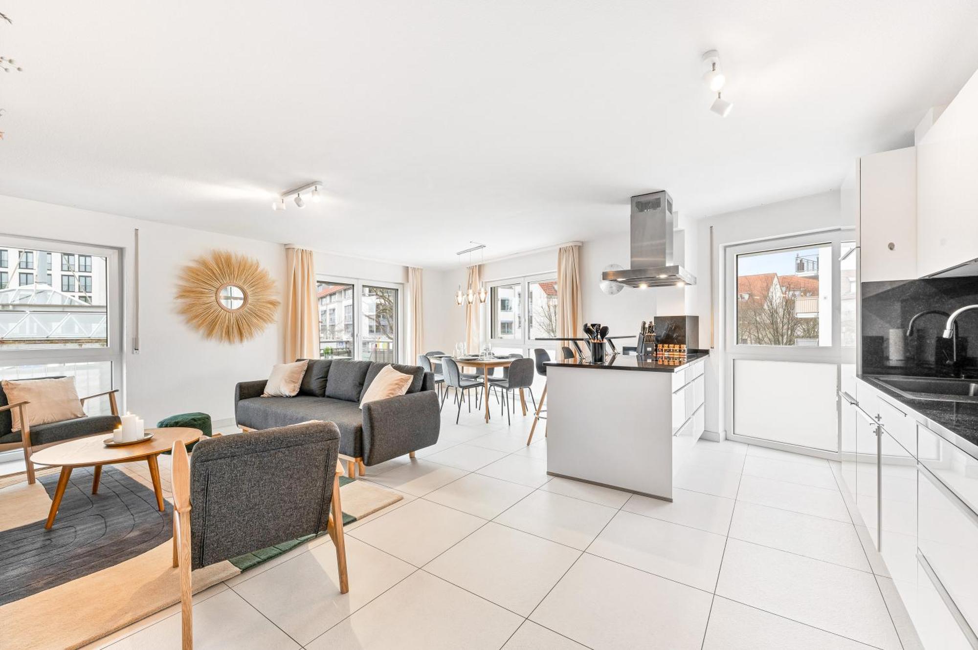 ליינפלדן-אכטרדינגן Design-Apartment - Kueche - Parken - Zentral מראה חיצוני תמונה